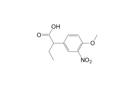 2-(4-Methoxy-3-nitrophenyl)butanoic acid