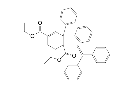1-Cyclohexene-1,4-dicarboxylic acid, 4-(2,2-diphenylethenyl)-3,3-diphenyl-, diethyl ester