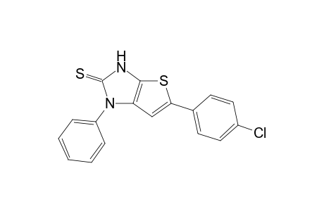 1-Phenyl-5-(4-chlorophenyl)-2,3-dihydro-2-thioxothieno[2,3-d]imidazazole