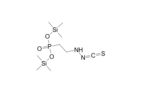 Phosphonic acid, [2-(carbonothioylhydrazino)ethyl]-, bis(trimethylsilyl) ester