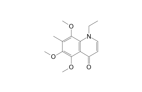 1-Ethyl-5,6,8-trimethoxy-7-methyl-4(1H)-quinolinone