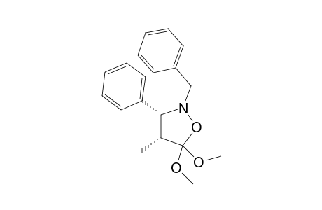 (3R,4R)-2-Benzyl-5,5-dimethoxy-4-methyl-3-phenyl-isoxazolidine