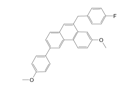 10-(4-Fluorobenzyl)-2-methoxy-6-(4-methoxyphenyl)phenanthrene