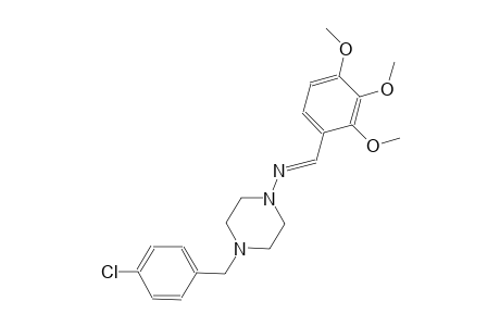 1-piperazinamine, 4-[(4-chlorophenyl)methyl]-N-[(E)-(2,3,4-trimethoxyphenyl)methylidene]-