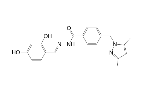 N'-[(E)-(2,4-dihydroxyphenyl)methylidene]-4-[(3,5-dimethyl-1H-pyrazol-1-yl)methyl]benzohydrazide