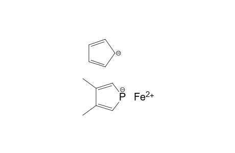 Iron, (.eta.5-2,4-cyclopentadien-1-yl)[(1,2,3,4,5-.eta.)-3,4-dimethyl-1H-ph osphol-1-yl]-