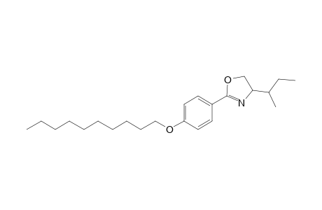 4,5-Dihydro-2-(p-decyloxyphenyl)-4-(1'-methylpropyl)oxazole