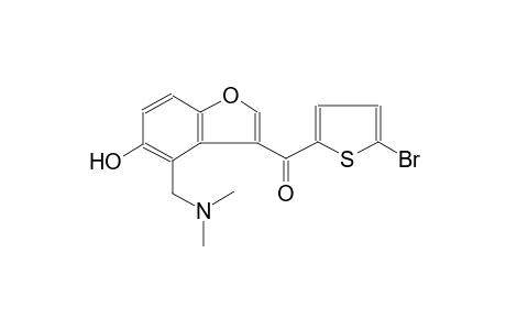 (5-Bromo-2-thienyl)(4-[(dimethylamino)methyl]-5-hydroxy-1-benzofuran-3-yl)methanone