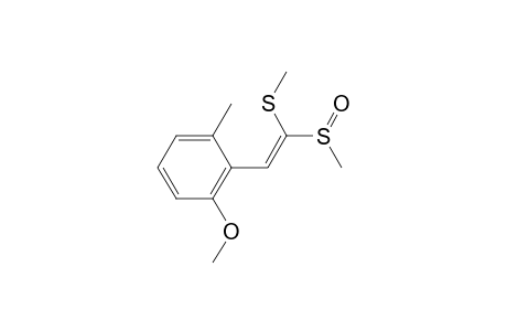 1-methoxy-3-methyl-2-[(E)-2-methylsulfanyl-2-methylsulfinylethenyl]benzene