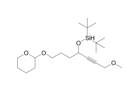 Di-tert-Butyl-{4-methoxy-1-[3-(tetrahydropyran-2-yloxy)propyl]but-2-ynyloxy}silane