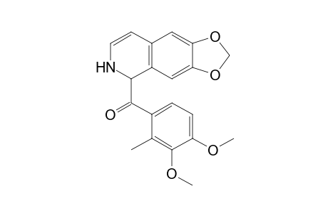 1-(2-Methyl-3,4-dimethoxybenzoyl)-6,7-methylenedioxydihydroisoquinoline