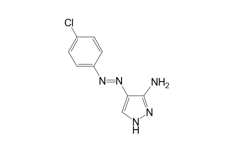 1H-Pyrazol-3-amine, 4-[(4-chlorophenyl)azo]-