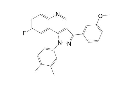 1-(3,4-dimethylphenyl)-8-fluoro-3-(3-methoxyphenyl)-1H-pyrazolo[4,3-c]quinoline