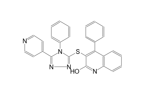 2-quinolinol, 4-phenyl-3-[[4-phenyl-5-(4-pyridinyl)-4H-1,2,4-triazol-3-yl]thio]-