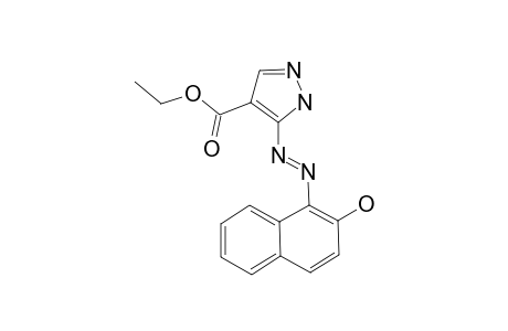 5-(2'-NAPHTHALENYLOXY)-AZO-4-ETHOXYCARBONYL-1H-PYRAZOL