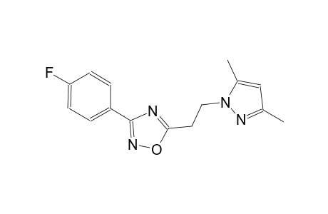 1,2,4-oxadiazole, 5-[2-(3,5-dimethyl-1H-pyrazol-1-yl)ethyl]-3-(4-fluorophenyl)-