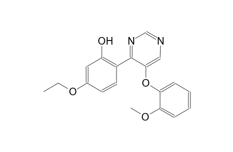 phenol, 5-ethoxy-2-[5-(2-methoxyphenoxy)-4-pyrimidinyl]-