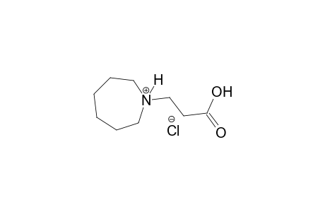1H-azepinium, 1-(2-carboxyethyl)hexahydro-, chloride