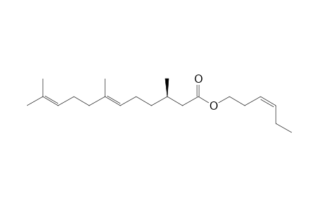 (Z)-3-Hexenyl (R,E)-2,3-dihydrofarnesoate