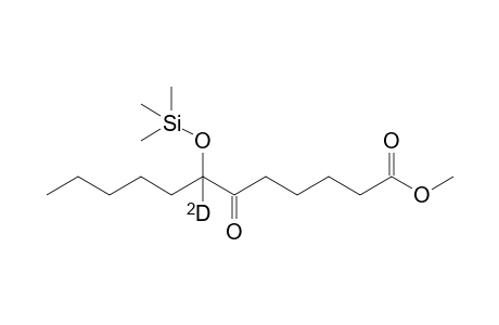 Methyl 7-[(trimethylsilyl)oxy]-6-oxo-7-deuterio-dodecanoate