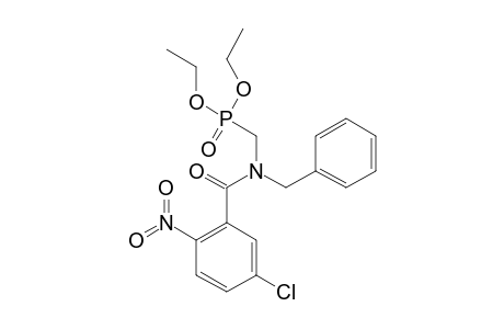 DIETHYL-[(N-BENZYL-5-CHLORO-2-NITROBENZAMIDO)-METHYL]-PHOSPHONATE;MAJOR-ISOMER