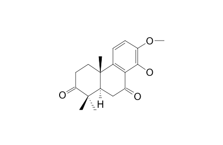 14-HYDROXY-13-METHOXY-8,11,13-PODOCARPATRIENE-3,7-DIONE