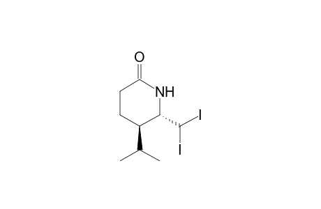 (5R*,6S*)-6-(Diiodomethyl)-5-isopropylpiperidin-2-one