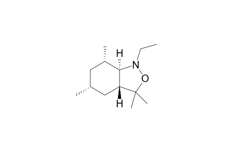 rac-(3aR,5R,7S,7aR)-1-ethyl-3,3,5,7-tetramethyloctahydrobenzo[c]isoxazole