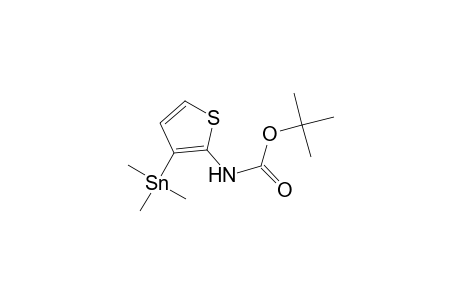 N-(3-trimethylstannyl-2-thienyl)carbamic acid tert-butyl ester