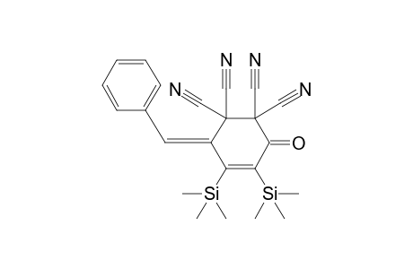 (Z)-4-(Benzylidene)-2,3-bis(trimethylsilyl)-5,5,6,6-tetracyanocyclohex-2-en-1-one