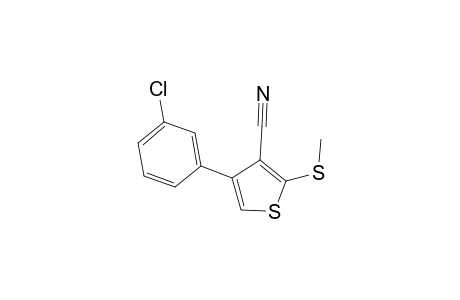 4-(3-Chlorophenyl)-2-(methylsulfanyl)-3-thiophenecarbonitrile