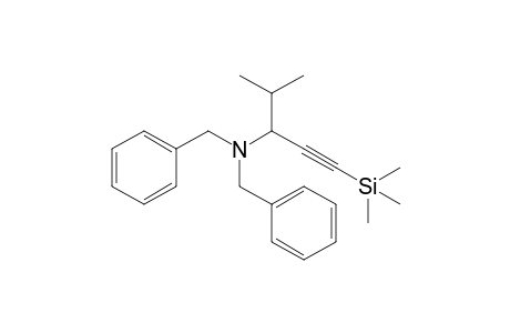 N,N-Dibenzyl-4-methyl-1-(trimethylsilyl)-1-pentyn-3-amine