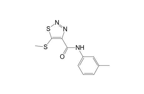1,2,3-Thiadiazole-4-carboxamide, 5-methylthio-N-(3-tolyl)-