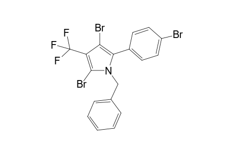 1-benzyl-2-(4-bromophenyl)4-trifluoromethyl-3,5-dibromo-pyrrole