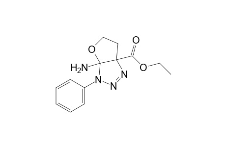 6alpha-amino-1-phenyl-3alpha,4,5,6alpha-tetrahydro-1H-furo[2,3-d]-triazole-3 alpha-carboxylic acid, ethyl ester
