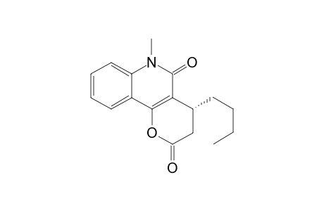 (4R)-4-Butyl-3,4-dihydro-6H-pyrano-[3,2-c]-quinoline-2,5-dione
