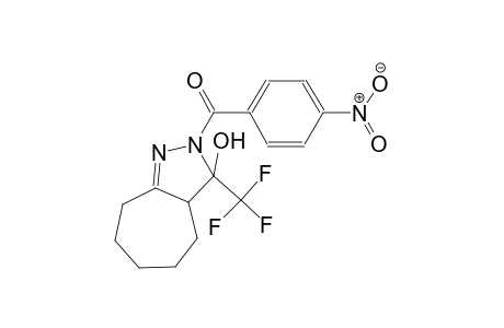 2-(4-nitrobenzoyl)-3-(trifluoromethyl)-2,3,3a,4,5,6,7,8-octahydrocyclohepta[c]pyrazol-3-ol