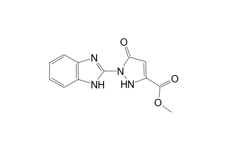 1H-Pyrazole-3-carboxylic acid, 1-(1H-1,3-benzimidazol-2-yl)-2,5-dihydro-5-oxo-, methyl ester