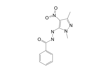 N1-(1,3-DIMETHYL-4-NITRO-1H-PYRAZOL-5-YL)-BENZOHYDRAZIDE