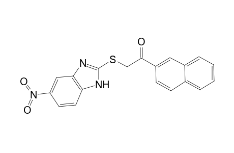1-Naphthalen-2-yl-2-(5-nitro-1H-benzoimidazol-2-ylsulfanyl)-ethanone