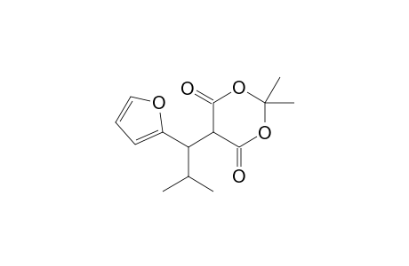 5-[1-(2-Furyl)-2-methylpropyl]-2,2-dimethyl-1,3-dioxane-4,6-dione