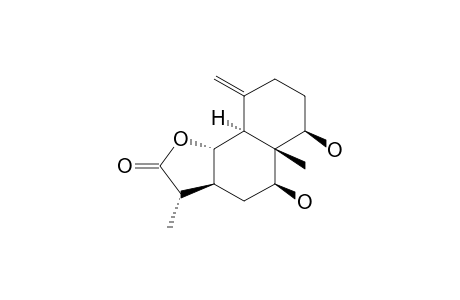 1-BETA,9-BETA-DIHYDROXY-EUDESM-4(15)-EN-5-ALPHA,6-BETA,11-BETA-H-12,6-OLIDE