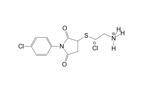 ethanaminium, 2-[[1-(4-chlorophenyl)-2,5-dioxo-3-pyrrolidinyl]thio]-, chloride