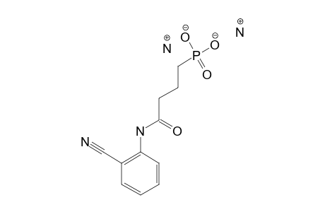BISAMMOMIUM-3-(2-CYANOPHENYLCARBAMOYL)-PROPYLPHOSPONATE