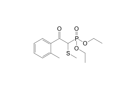 Diethyl 2-(2'-Methylphenyl)-1-(methylthio)-2-oxoethylphosphonate