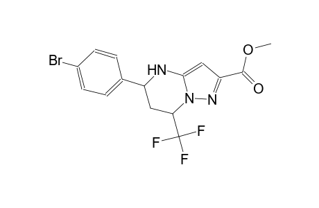 pyrazolo[1,5-a]pyrimidine-2-carboxylic acid, 5-(4-bromophenyl)-4,5,6,7-tetrahydro-7-(trifluoromethyl)-, methyl ester