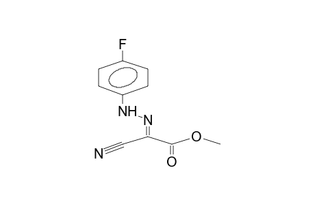 METHYL (E)-2-(4-FLUOROPHENYL)HYDRAZONO-3-CYANOACETATE