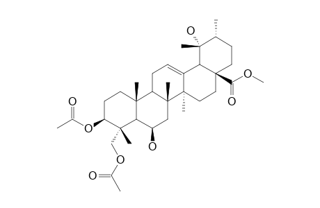 Methyl-3,23-diacetoxy-6-hydroxy-urs-12-en-28-oate