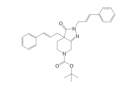 6-tert-Butoxycarbonyl-2,3a-dicinnamyl-3-oxo-3,3a,4,5,6,7-hexahydropyrazolo-2H-[3,4-c]pyridine
