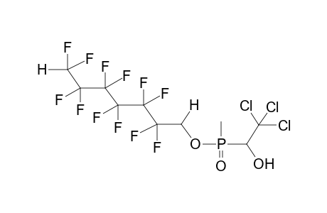 (1,1,7-TRIHYDROPERFLUOROHEPTYL) METHYL(1-HYDROXY-2,2,2-TRICHLOROETHYL)PHOSPHINATE
